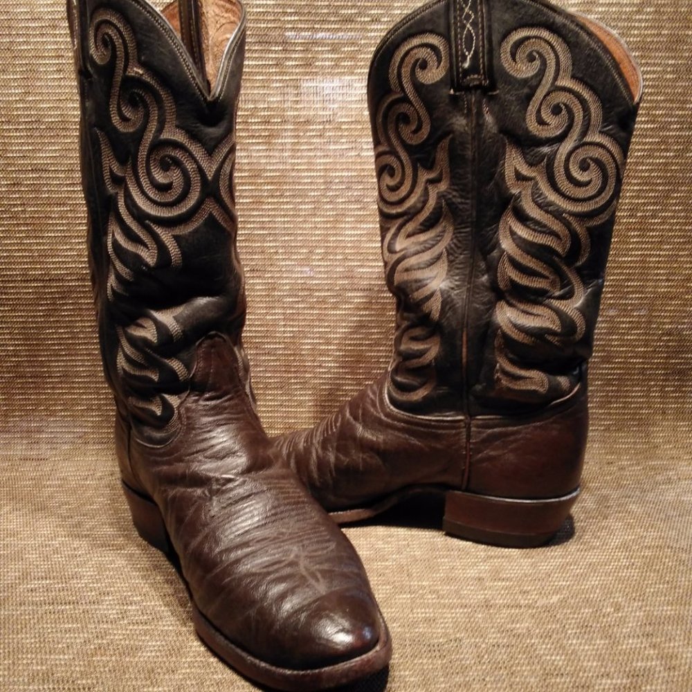 Vintage Tony Lama Cowboy Boots M-10D